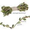 10Meters Jute Twine Burlap String Green Leaves Vine Twine for Wedding Birthday Party Decoration DIY Garland Wreath Crafts Gift