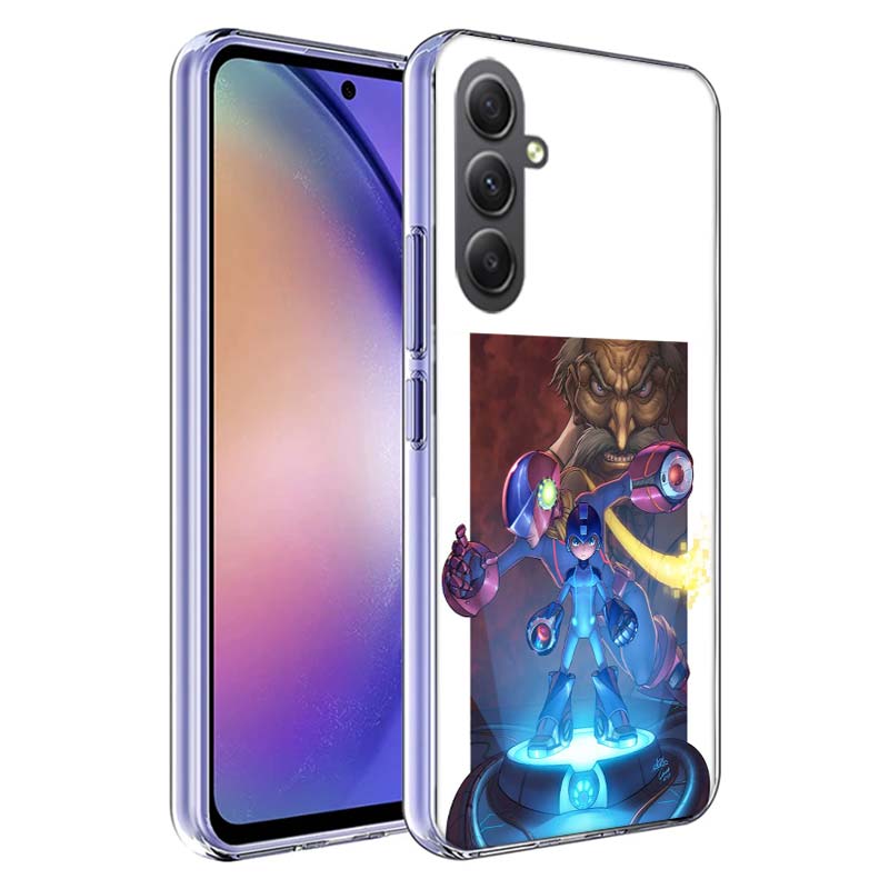 Game M-Megaman R-Rockman Phone Case for Samsung A17 A37 A57 A07 A16 A26 A36 A56 A06 A02S A12 A22 A32 A52S A04S A14 A24 A34 A54 A