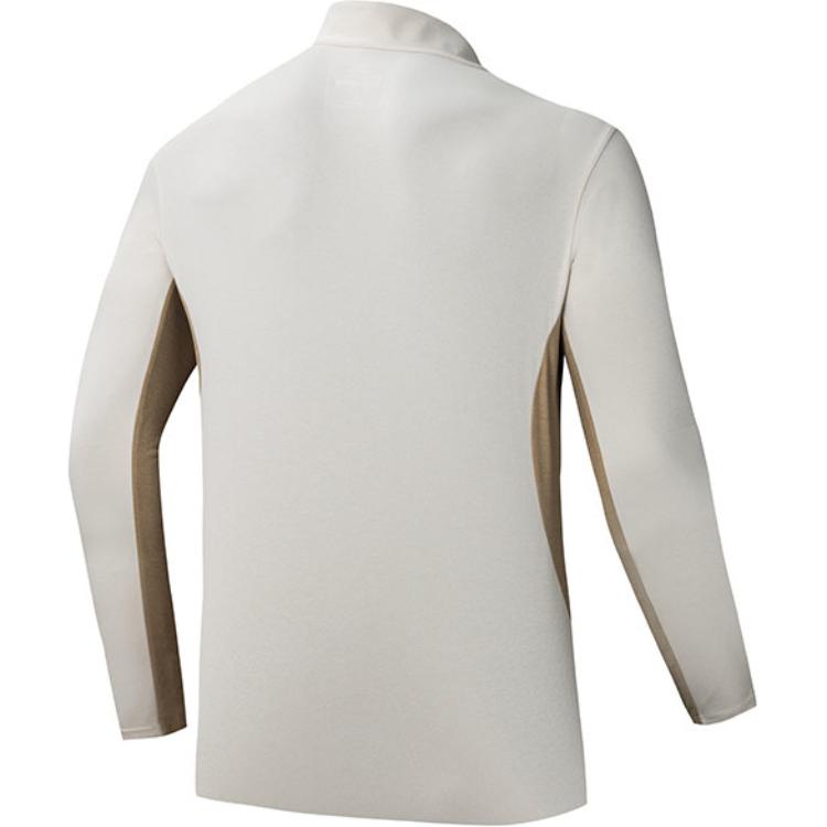 Anta Outdoor Series Stand Collar Straight Fit Long Sleeve T-Shirt Men Tops Chalk-White 152446404-1