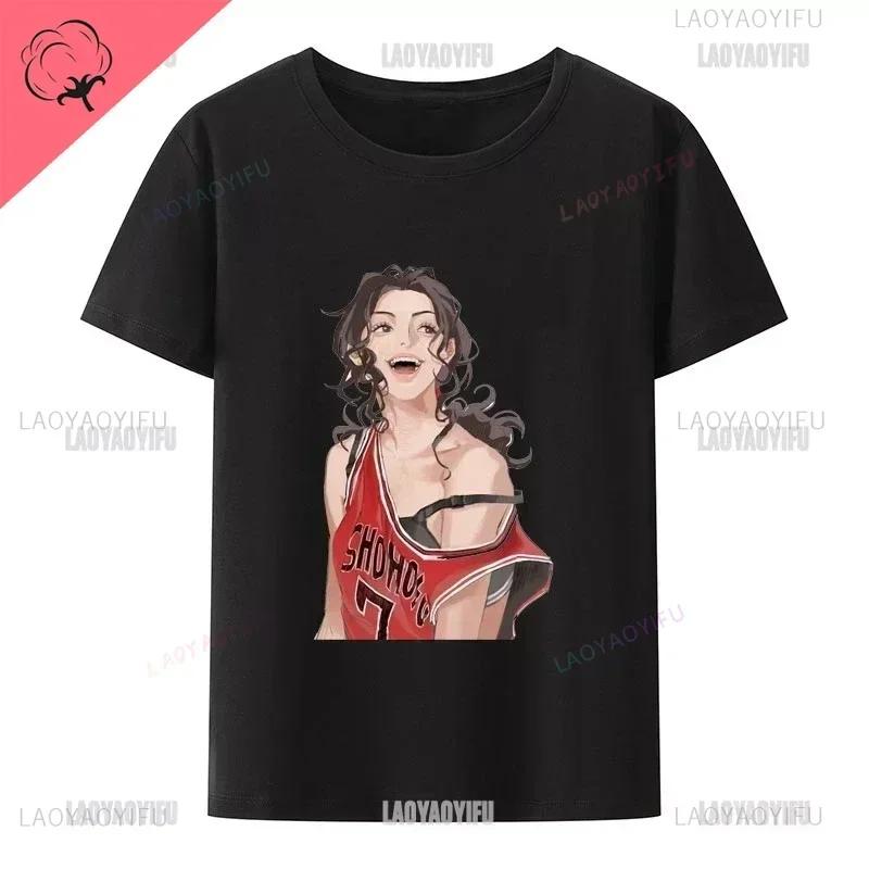 Slam Dunk Movie Co-branded Short Sleeve Tshirt Rukawa Maple Sakuraki Hanamichi Century High Five Cartoon Print Short Sleeve Tops