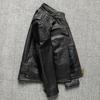 First Layer Cowhide Motorcycle Suit Genuine Leather Leather Jacket Men's Retro Leather Jacket Motorcycle Motorcycle Suit Jacket