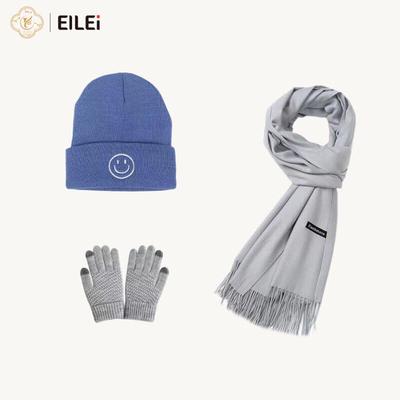 EILEI Unisex Warm Winter Hat, Gloves & Neck Warmer Gift Set