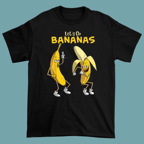 Savannah Bananas Baseball Let s Go Bananas Men T-shirt Black Unisex T-Shirt L