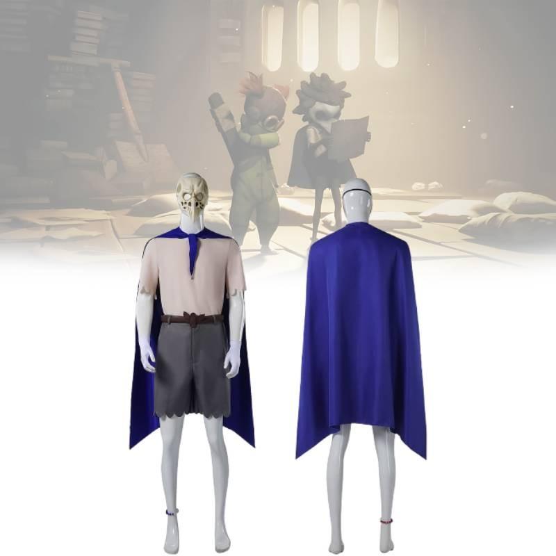 Little Nightmares Cosplay Costume For Adults Featuring Unique Alone Character Design In Blue Color