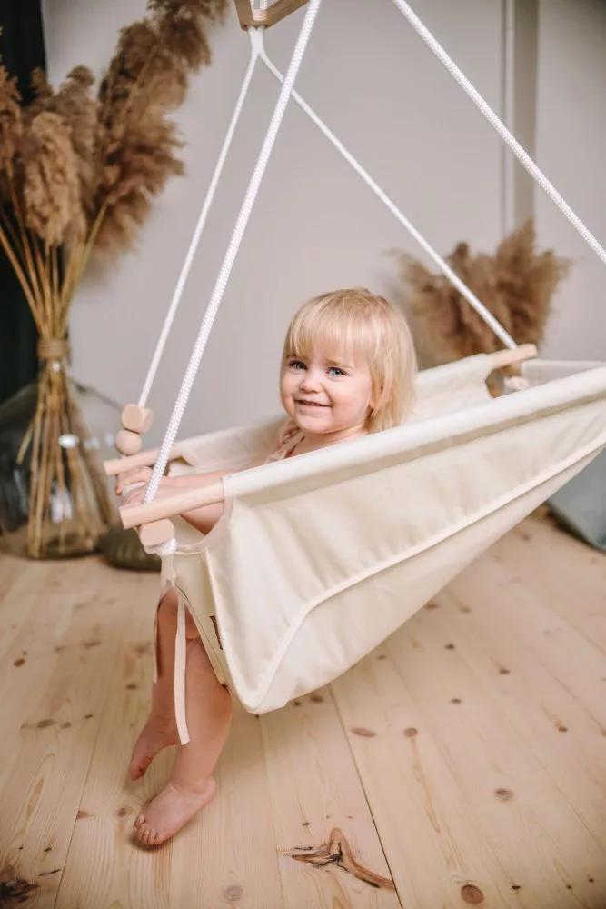 Baby swing Baby Unicolor - cream