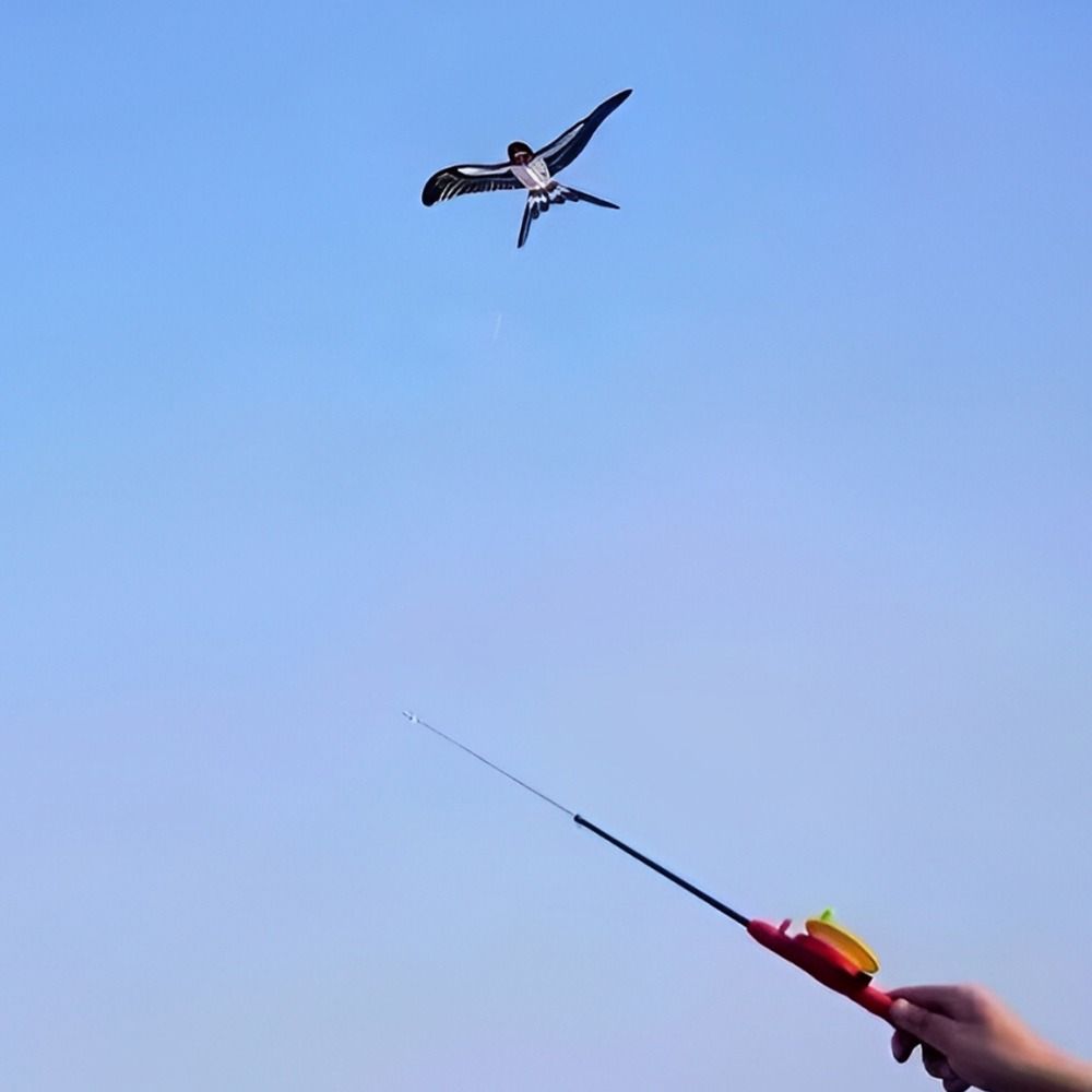 Parrot Eagle Swallow Airplane Butterfly Large Eagle Kites Fishing Rod Kite  Garden Outdoor Sports