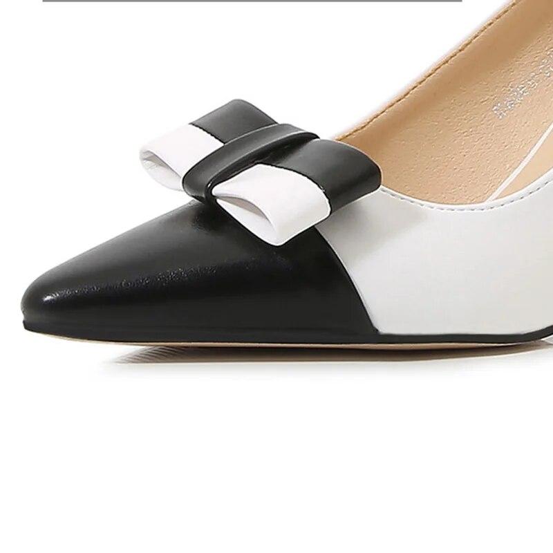 Dámská pracovní obuv velkých velikostí Vysoký podpatek Kancelářský Temperament Nový 7,5 cm podpatek WZ