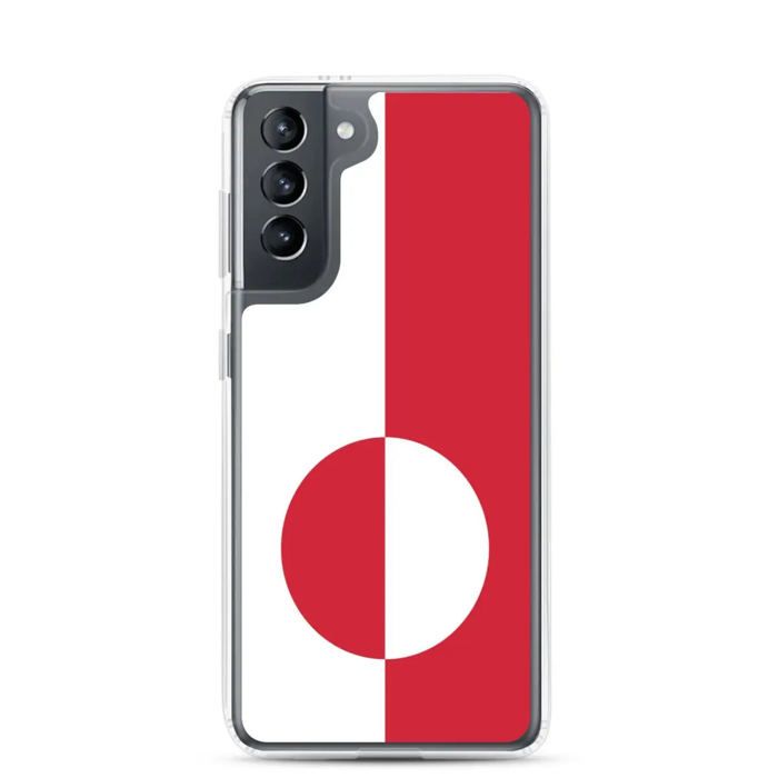 Coque Téléphone - Samsung - Galaxy S22 Plus - Drapeau Groenland - Souple - Multicolore
