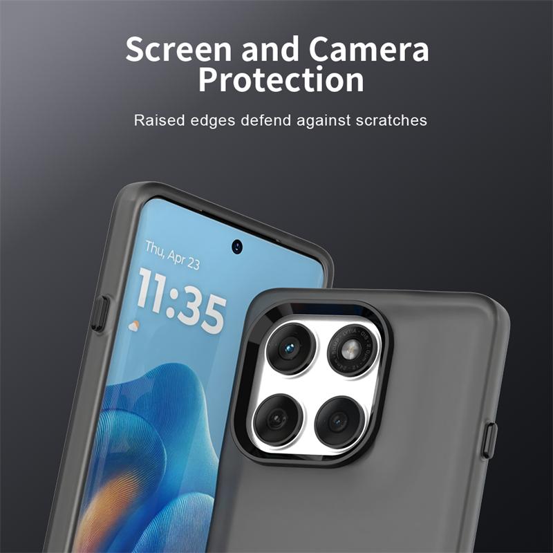 Sturzsichere Candy-Farben-Hülle für Motorola Edge 60 Pro Matte Transparente Hülle für Moto Edge 60 Pro Hülle für Moto Edge 60 Pro Hülle