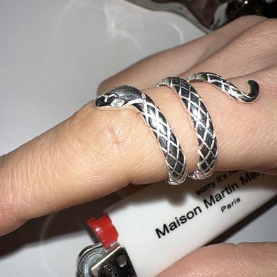 Mosxe [925zilver] Slangring