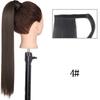 MERISIHAIR 22"34" Long Straight Clip In Hair Tail Nature Fake Ponytail Extension Hairpiece with Hairpins High Temperature Fiber Synthetic Ponytail