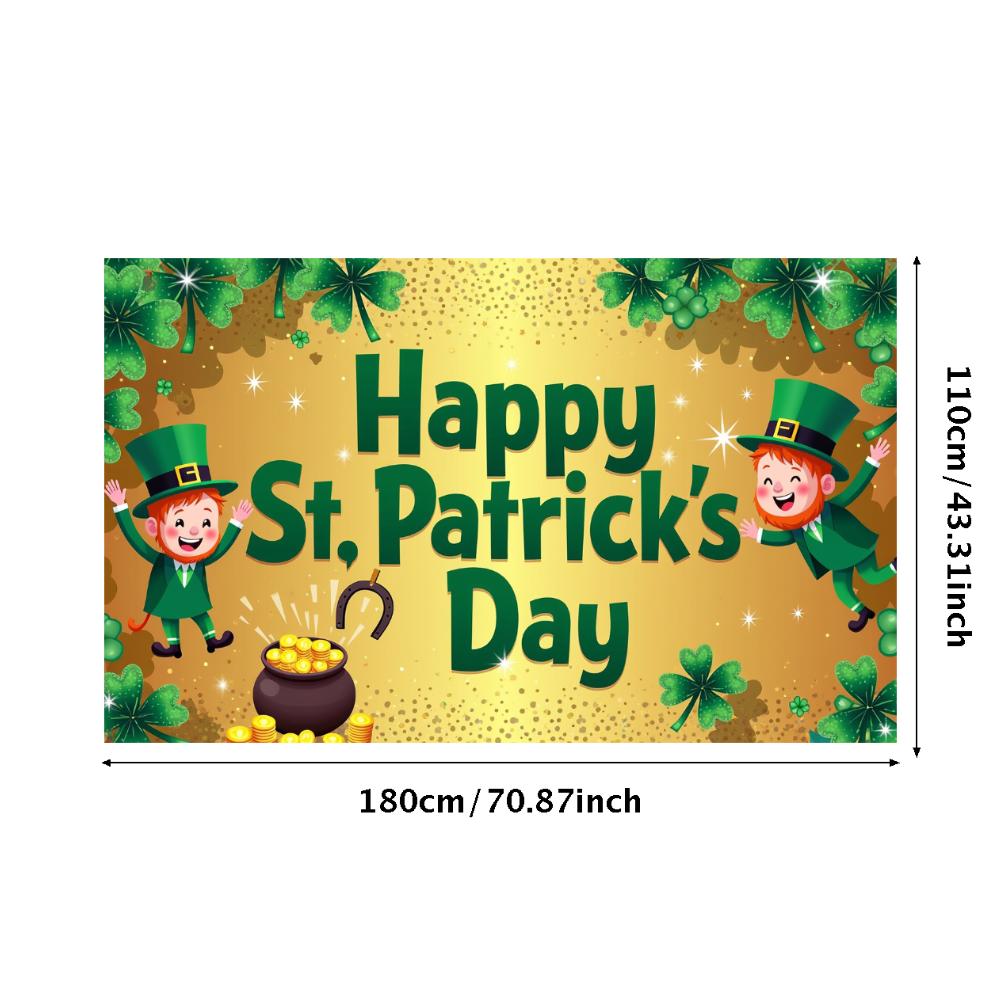 

Printed Celebration décor Vibrant Gold Reusable Event decoration Eye-catching Festive background for Family gathering