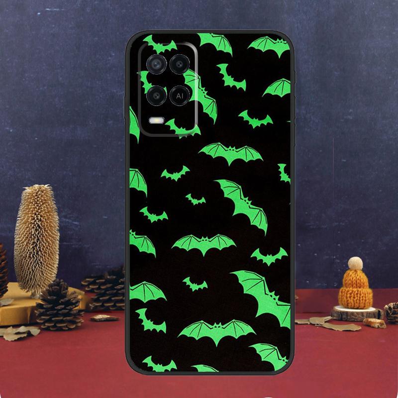 Halloween Vampire Bats Case For Oppo A94 A74 A54 A15 A17 A57 A6 A5 Pro A16 A76 A96 A40 A60 A80 A18 A38 A58 A78 A98