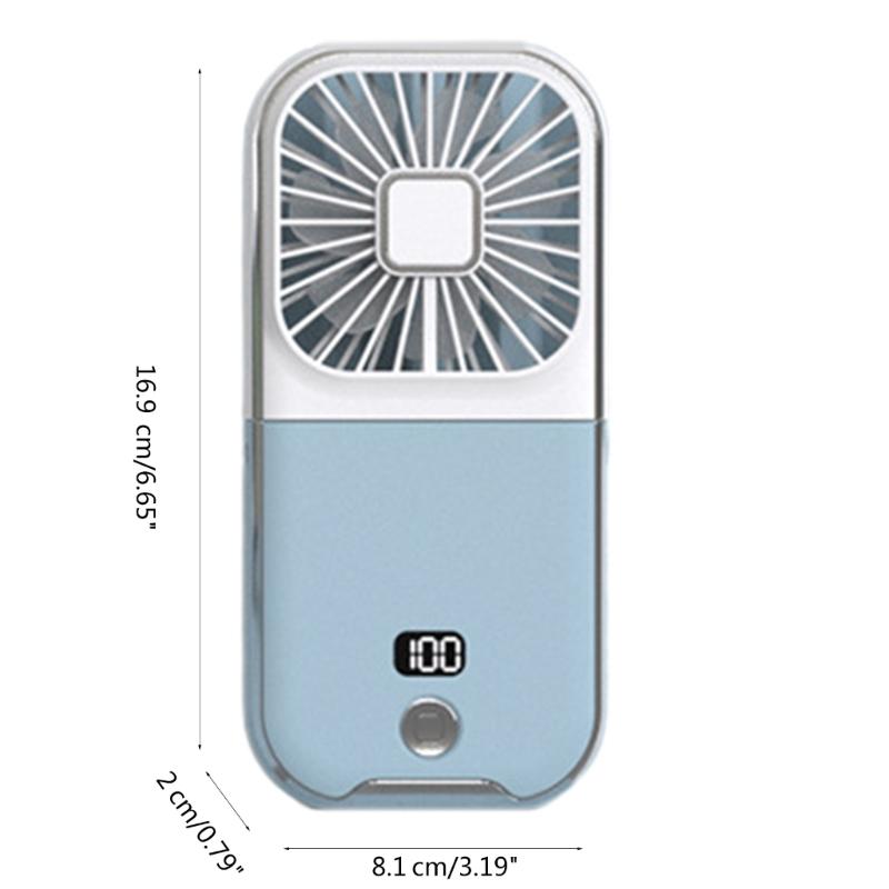Mini Portable Hand-held Fan Charging Portable Fans Electric Fan Summer Cooling Fans Plastic Material for Outdoor Indoor
