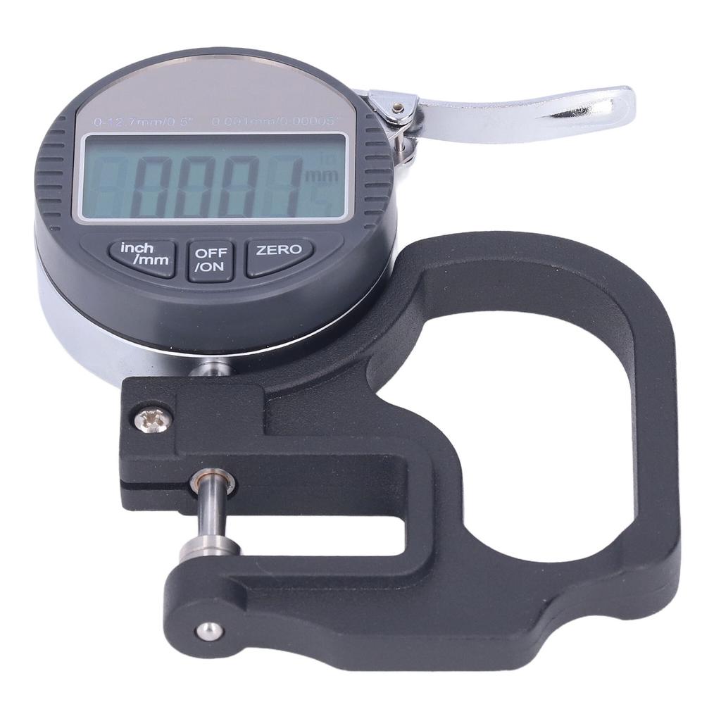Thickness Gauge LCD Digital Display Micrometer Meter Accurate Measuring Tool for Paper Film 0?12.7mm