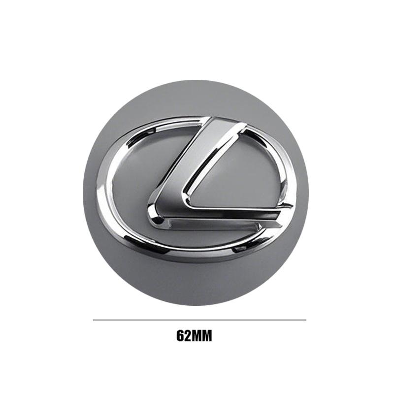 4 Stück 62MM Autoemblem Radnabenkappe Naben Zubehör für Lexus F SPORT ES RX NX LS UX LM LX GX LC RZ IS CT GS RC HS SC TX LB