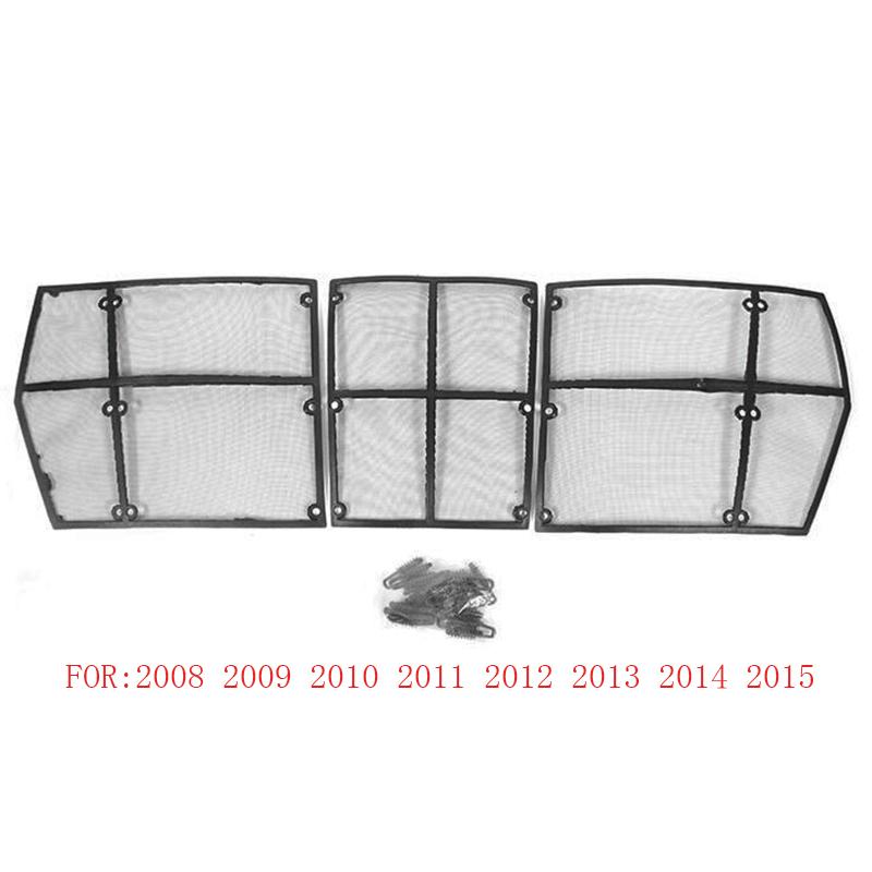 Bilinsektsnät Frontgrillinsatsnät för Toyota Land Cruiser 200 LC200 Fj200 2008- 2013 2014 2015 2016 2017 2018