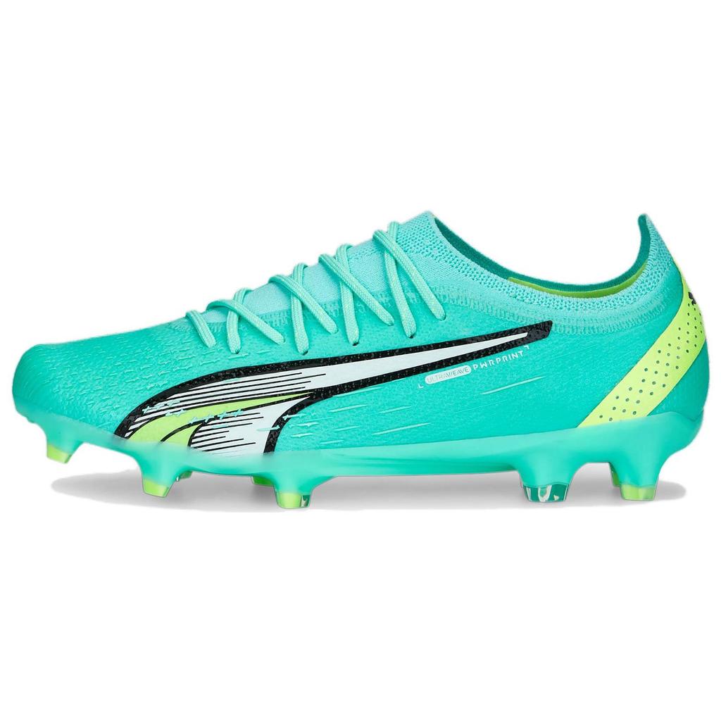 Puma Ultra Ultimate Lightweight Comfortable AG FG Artificial Grass Soccer Shoes Women Soccer Shoes Mint-Green 107215-03