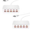USB Charger with 5 USB-C and 5 USB-A Ports, 70W Total Output, 10 Ports, 2025 Model, Fast Charging, AC Adapter, Compatible with Smartphones and Tablets