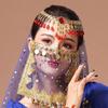 Polyester Indian Dance Danging Veil Multiple Colors Dance Performance Accessories  Women