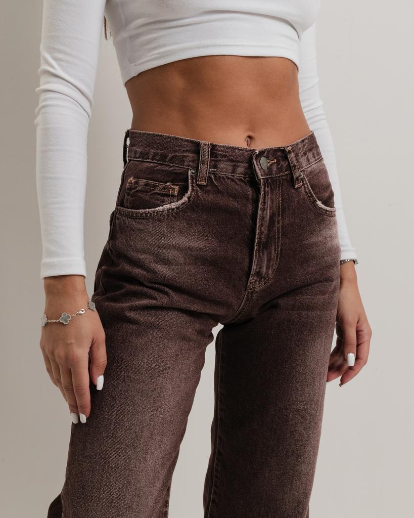 Damenjeans It's Basic 4227 34 hellbraun