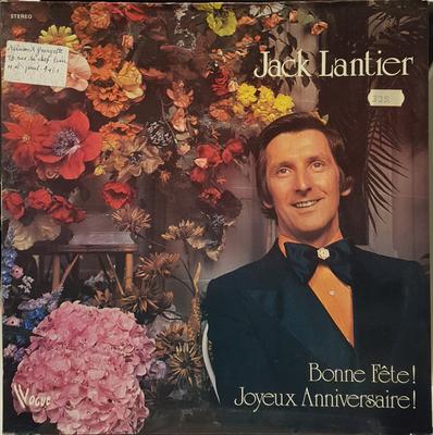LP Record JACK LANTIER - Bonne Fête! Joyeux Anniversaire! 407LDO8502 VOGUE 1978 France Pop Used