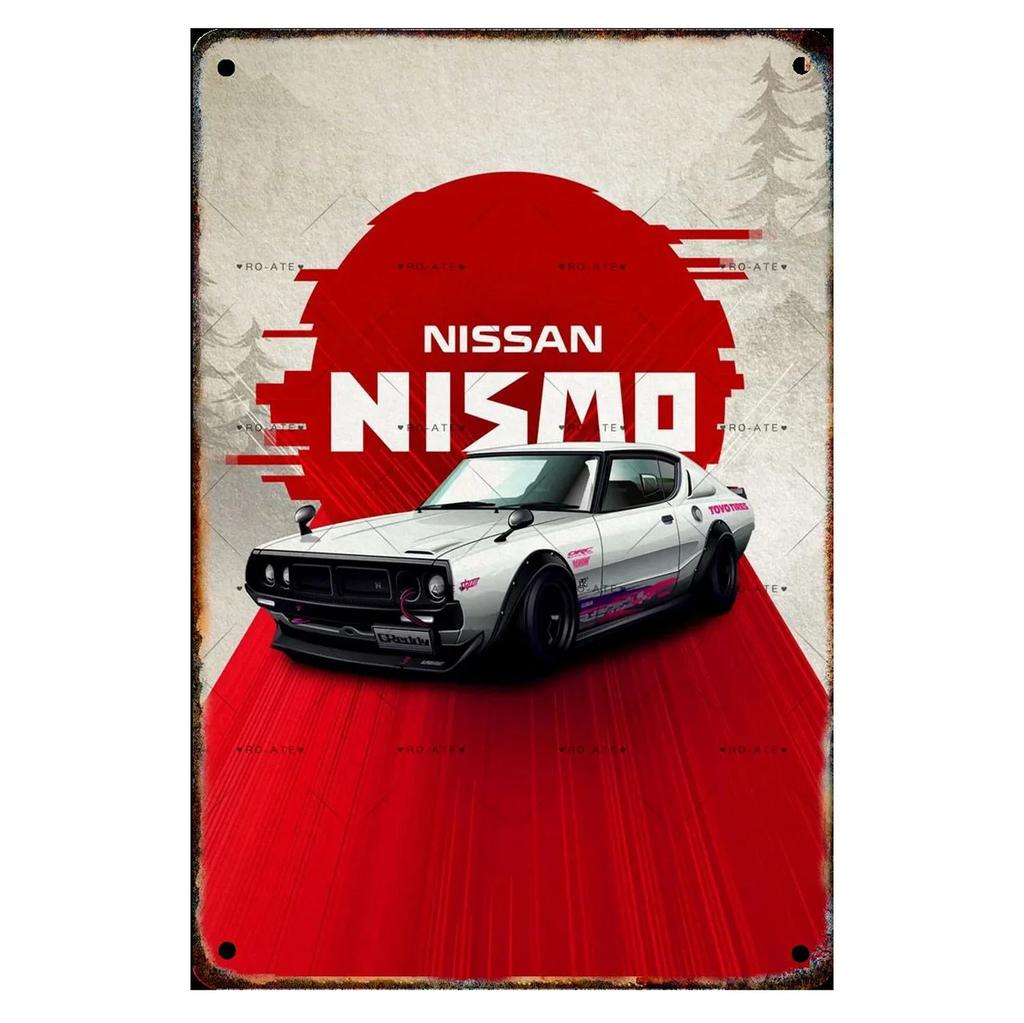 Plaque Metal Tin Signs Classic Cars Wall Decoration Vintage Art Posters Iron Painting for Man Cave Home Cafe Game Room Club Bar