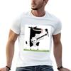 Banjo Cow with Magpie T-Shirt T Shirts for Man Graphic Vintage Man T Shirt Luxury T Shirts Desi