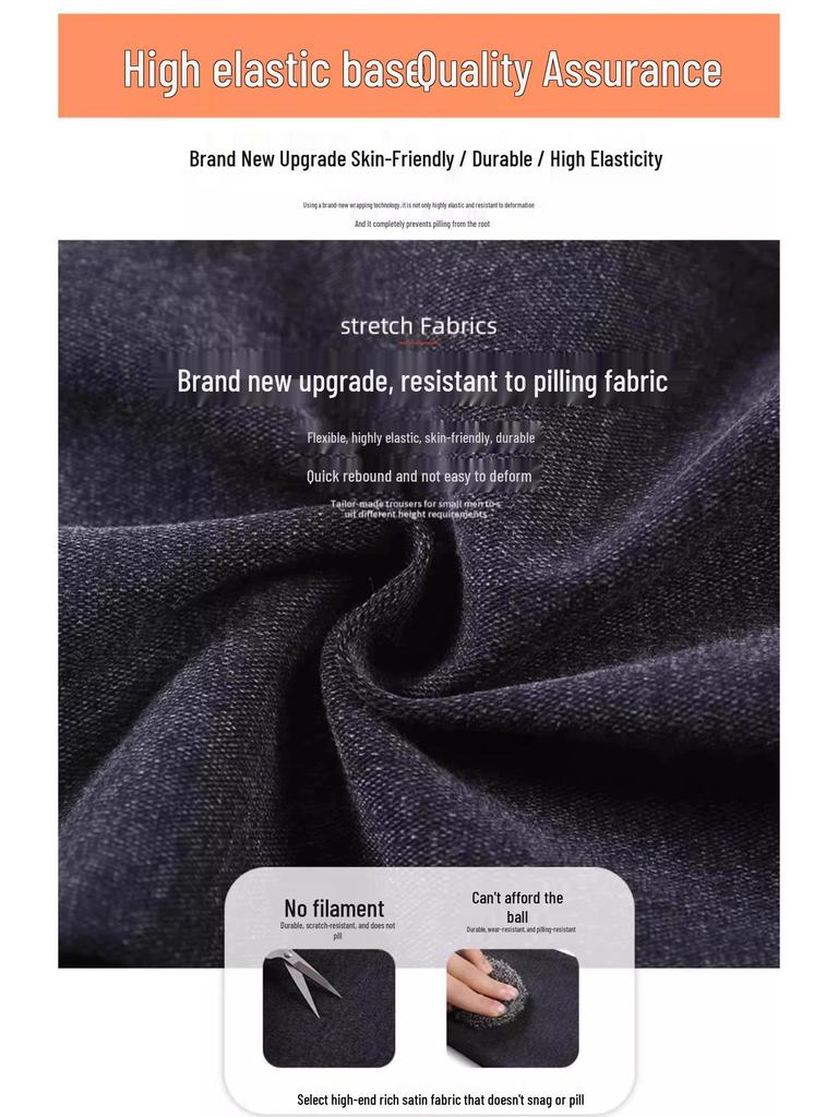 High Waist Plus Size Fleece-Lined Denim Leggings for Women - Spring/Autumn Slimming Elastic Skinny Pants