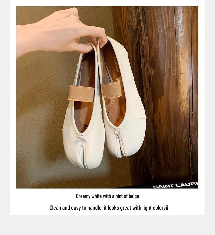2025 Autumn Berlin Dream Low-Cut Women's One-Strap Split-Toe Ballet Shoes