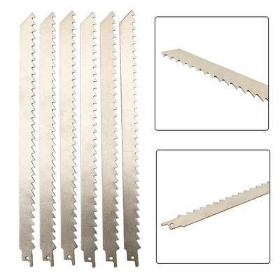 Stainless Steel Reciprocating Saw Blade Practical Silver W/box 300mm 6pcs Cutting Tools For Cutting Ice Brand New