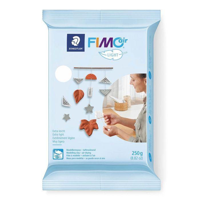 2 polymerové hmoty Fimo Air Light 250 g Bílá + Terakota