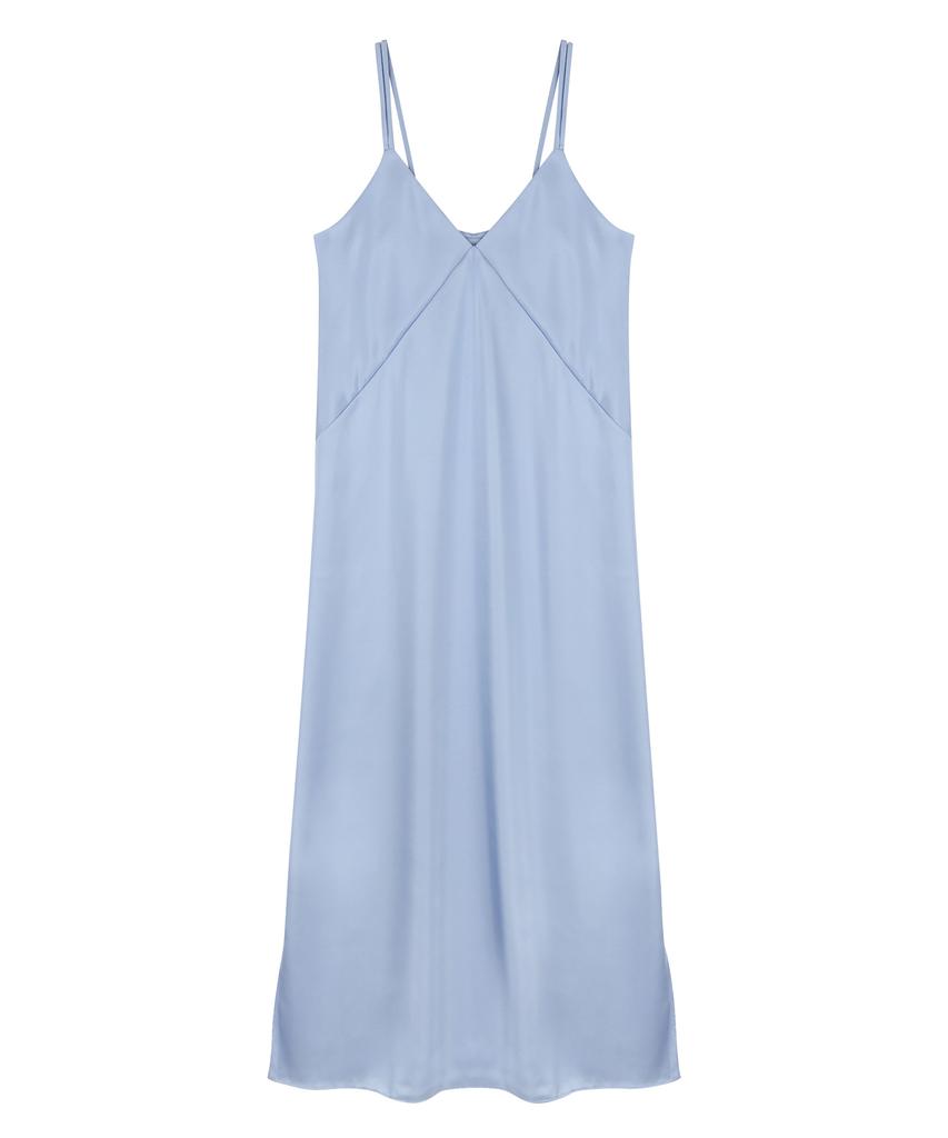 Tuelbeusseom Verdant Long Dress - Sky
