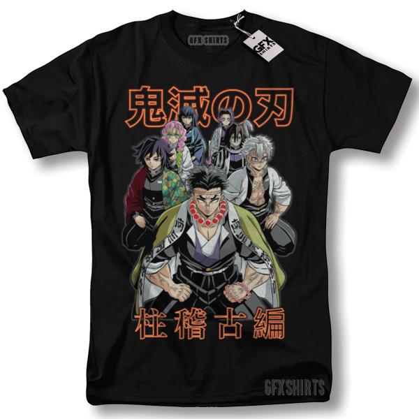 Demon Slayer Hashira Anime Manga Tanjiro Nezuko Inosuke Kimetsu no Yaiba T-shirt M