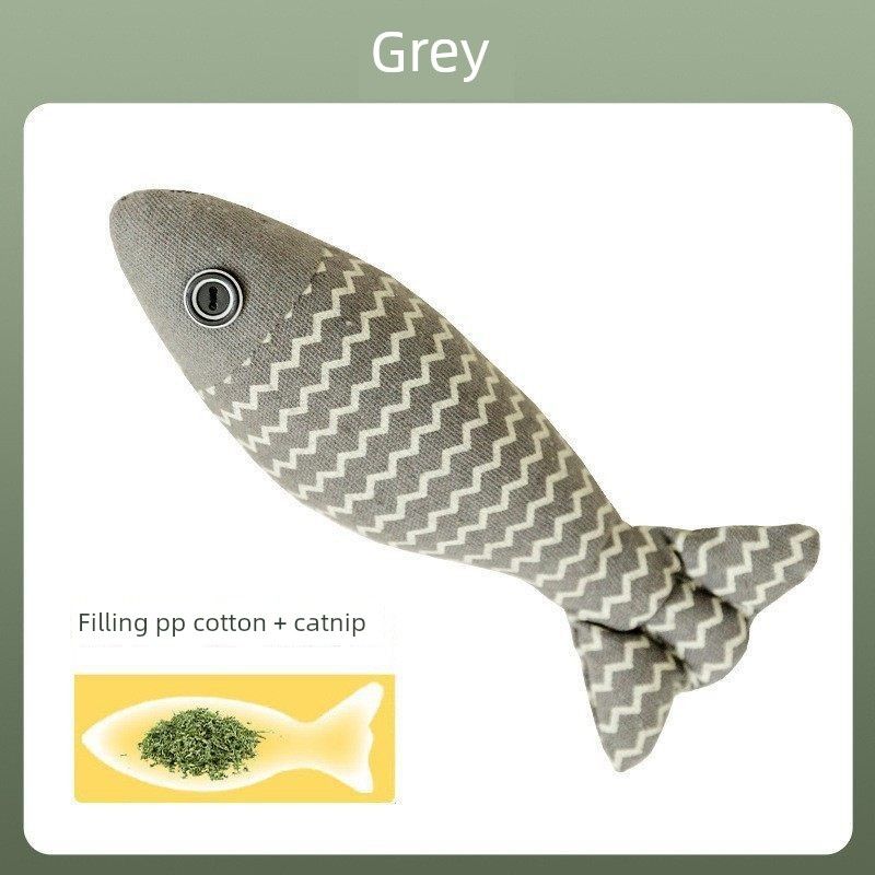 

Chong Feng Duck Dog Sound Stuffed to Sleep with Duck Toy Small and Medium-Sized Dogs Teddy Accompany Interaction Cat Pet Supplies Milo Gray (pp cotton + catnip)