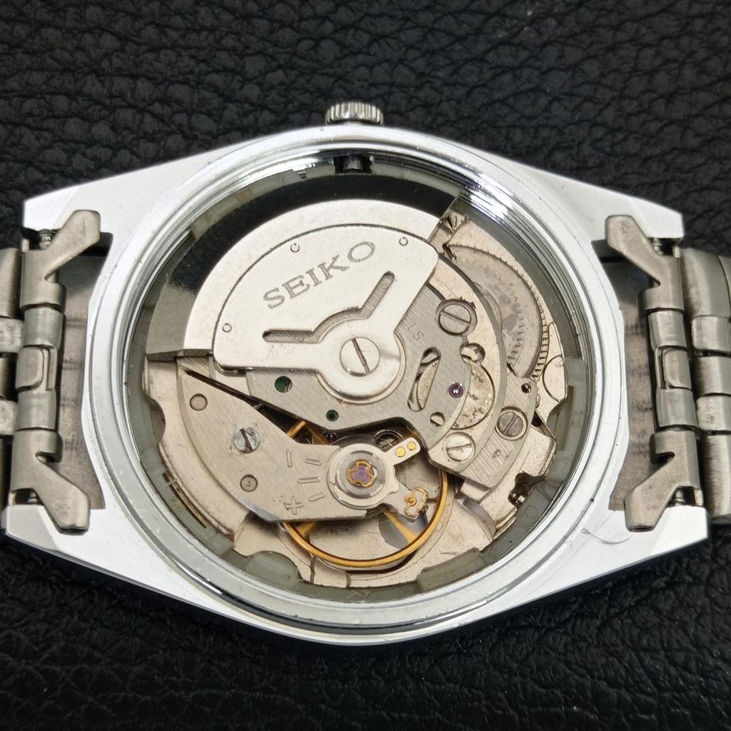 REFURBISHED VINTAGE SEIKO 5 AUTOMATIC 6309A JAPAN MENS SILVER WATCH a442951-1