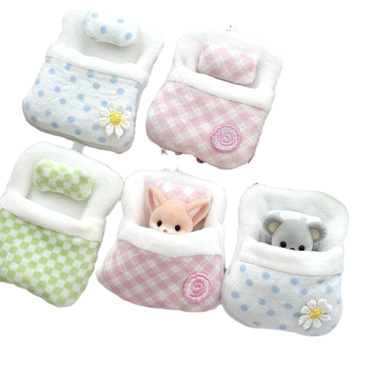 

Adorable Sanrio Plush Doll with Four-Leaf Clover Quilt Sleeping Bag Clover