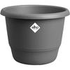 ELHO Flower Pot Amiga Round 47 - Black - Ø 47 X H 35 Cm - Outdoor - 100% Recycled