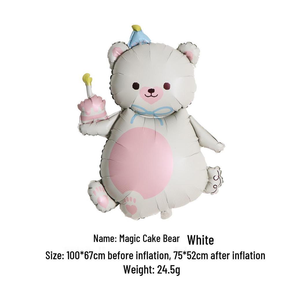 Matte Aluminum Capybara Cartoon Balloons for Kids' Birthday Party Decorations