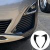 For Front Fog Light Eyebrow Trim For Peugeot 4008,Fog Lamp Eyelid Decor Bezel Cover,Sporty Modified Exterior Accessories, ABS Anti-Scratch Wear