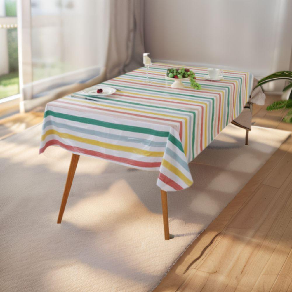 Oil-proof Waterproof Tablecloths PVC Table Decor Cloth Soft Table Cover Kitchen