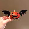 New Halloween hairpin Pumpkin ghost hairpin children adult funny holiday hairpin party headdress