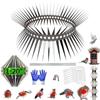 Entangle Anti-Bird Spikes Stainless Steel Anti-bite Deterrent Straps Anti Pigeon Spikes  Outdoor