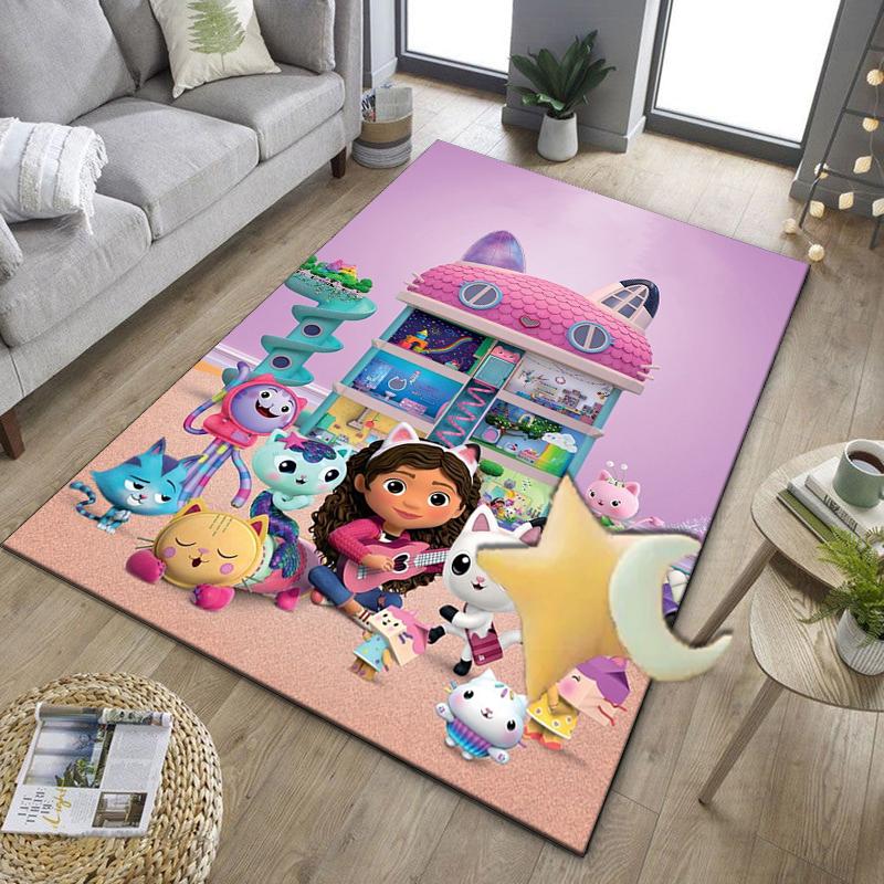 Rainbow Friends Dollhouse Office Rug Chair Mat, Game Carpet, Suitable for Front Door, Bedroom, Living Room, Desk, Holiday Gift
