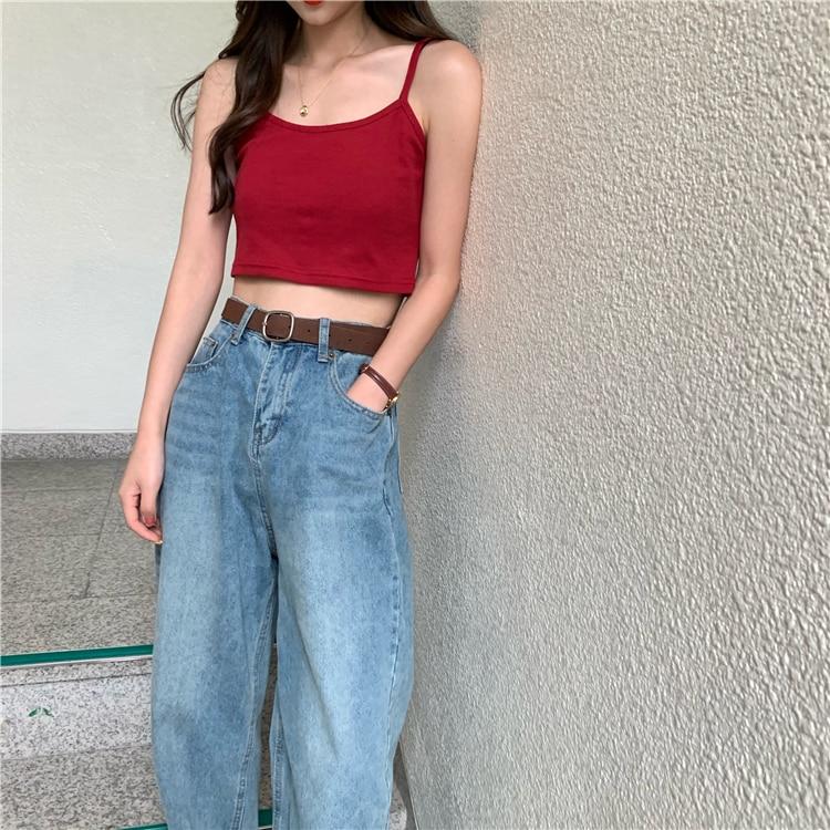 Verão coreano mulheres magro emagrecimento camisola feminina cuidadosamente máquina chique colete curto