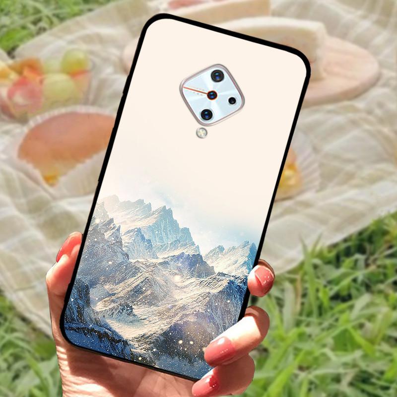 For Vivo V17 Russia Case Vivo 1920 TPU Soft Silicone Marble Phone Case For Vivo S1 Pro Fundas V1945A V1945T Cover Coque Shells