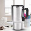 Quick-Heat Vehicle Heating Cup Stainless Steel Travel Heated Thermal Mug Car Water Warmer  Water