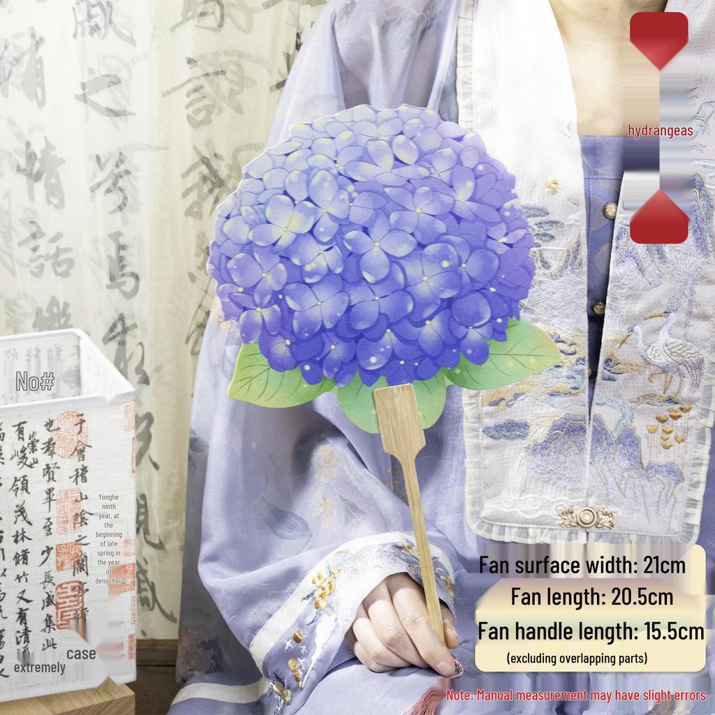 Peony Fan - Tang Style Hanfu Photo Prop, Chic Luoyang Souvenir for Tourists