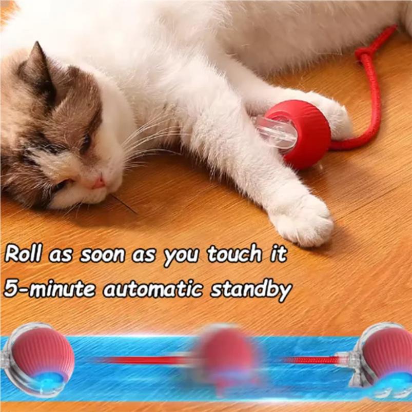 Popular Cat Toys Are Automatically Teasing Cat Balls And Self-Exciting Cat Sticks And Ticks And Resistant To Wear And Bite Pet Toys