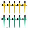 5PCS Auto Irrigation System 360 Degree Rotation Irrigation Watering Sprinkler Corrosion Resistant Easy Install for Garden Lawn